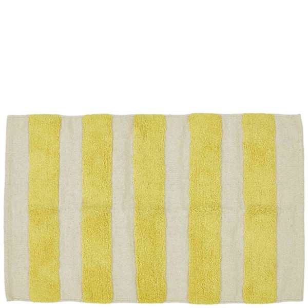 Tapis en coton SUGAR, crème/jaune, oekotex, 60x90cm