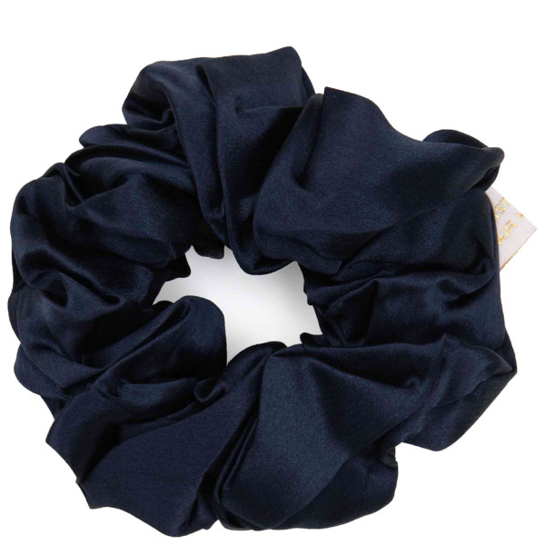 PURE SILK SCRUNCHIE marine