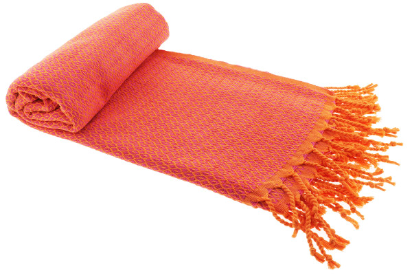 Hamam Badetuch Bird Eye special pink-orange