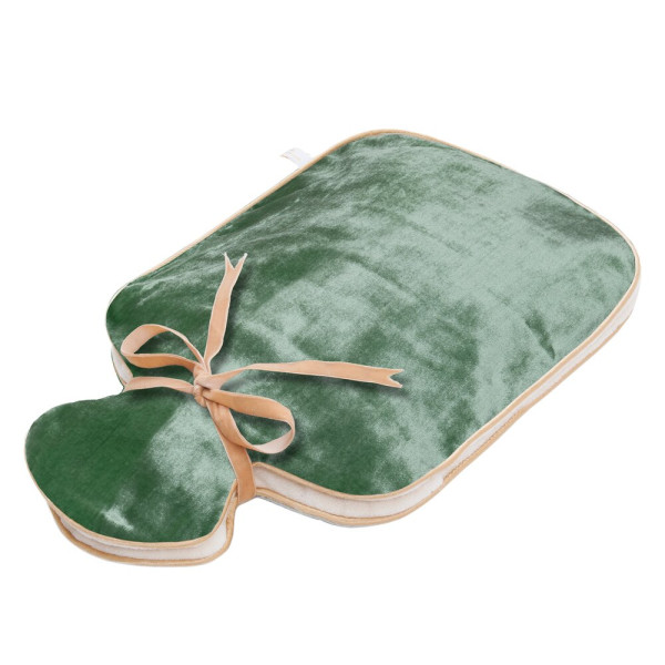 SILK VELVET HOT WATER BOTTLE Jade