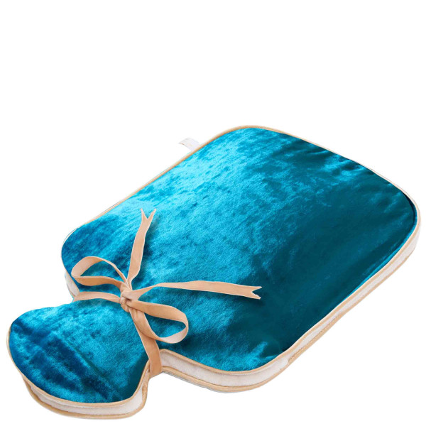 SILK VELVET HOT WATER BOTTLE aegean