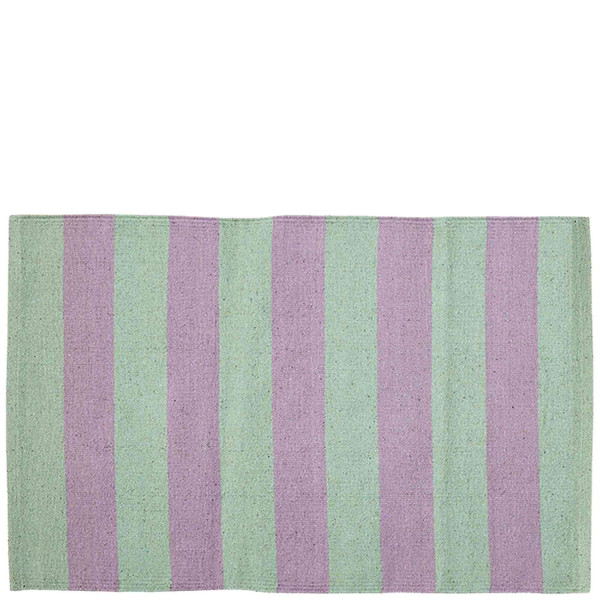 SIESTA bath mat, lilac/mint, recycled, 60x90cm