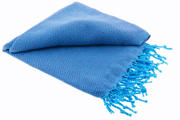 Hamam bath towel Elmas Summer turquoise-purple