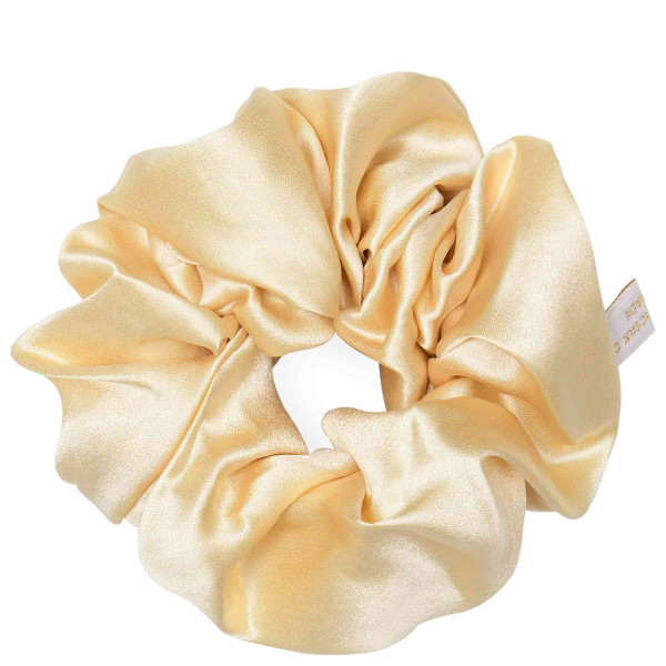 PURE SILK SCRUNCHIE cream