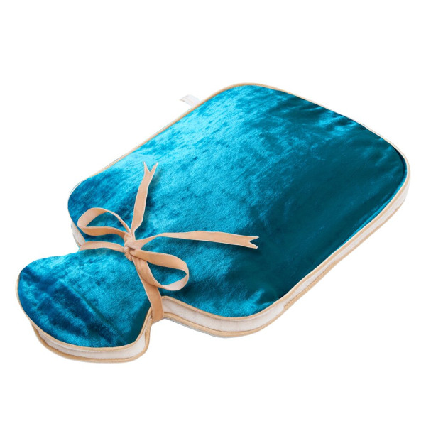 SILK VELVET HOT WATER BOTTLE aegean