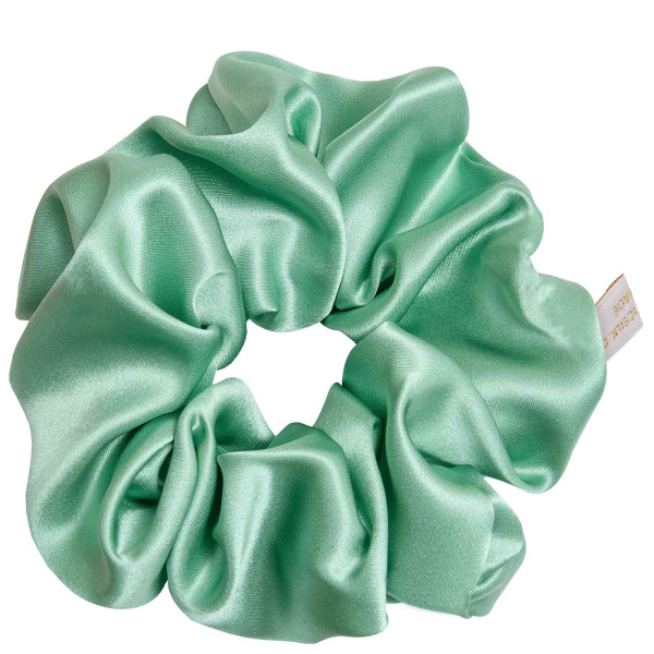 PURE SILK SCRUNCHIE Jade