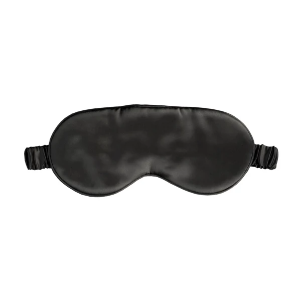 Silk sleeping mask black