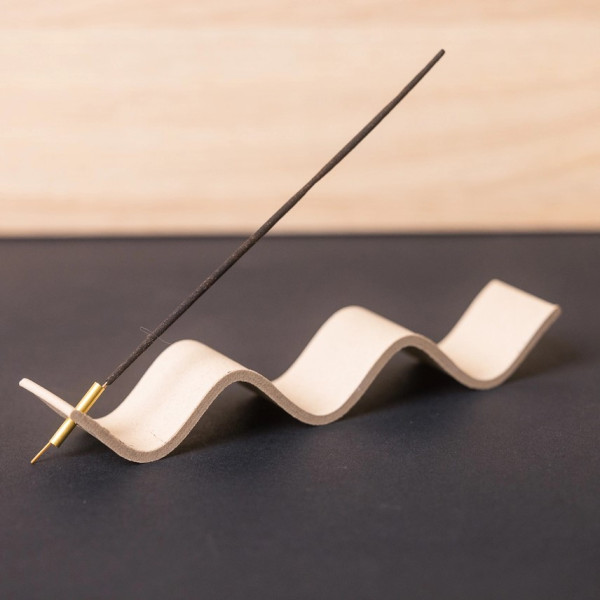 Incense stick holder white