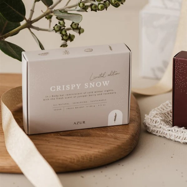 CRISPY SNOW body soap, 100g