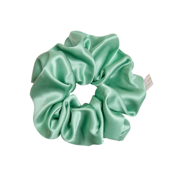 PURE SILK SCRUNCHIE Jade