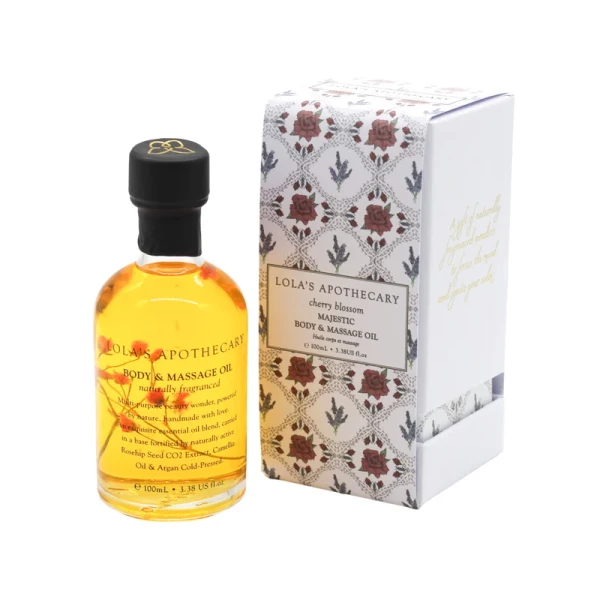 Huile de massage et de corps Cherry Blossom, 100ml